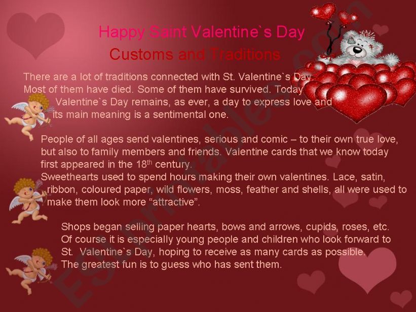 Happy St. Valentine`s Day powerpoint